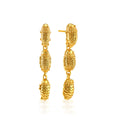 Scarab Petite Linear Earrings - Gold