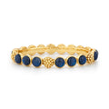 Berry Gem Hinged Bangle - Blue Labradorite