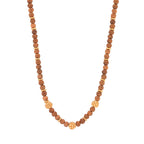 Berry Single Strand Petite Beads Necklace - Teak