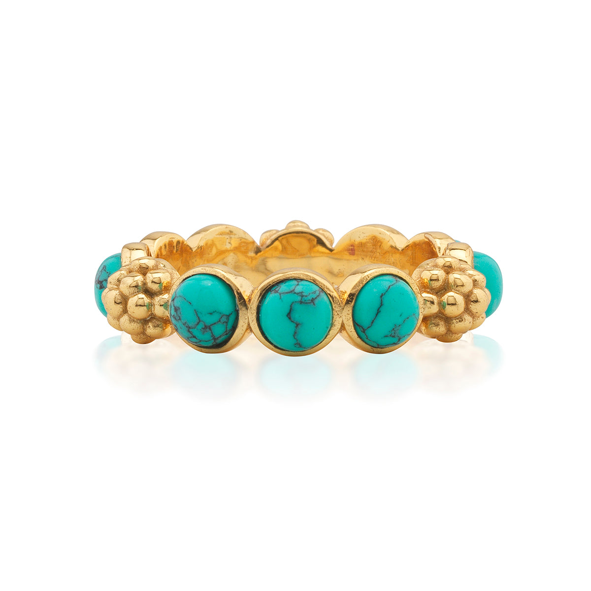 Berry Gem Ring, Size 7 - Turquoise