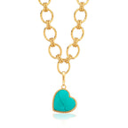 Love Gem Pendant Turquoise