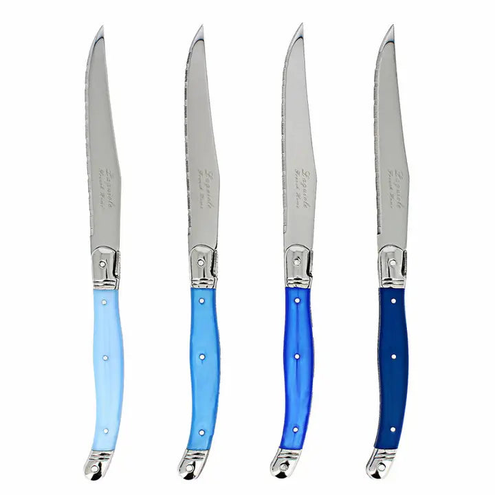 Steak Knives Set of 4 in Shades of Blue