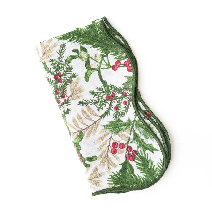 S/4 Woodland Berry Cotton Dinner Napkins