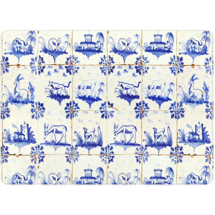 Delft Tiles Cutting Board