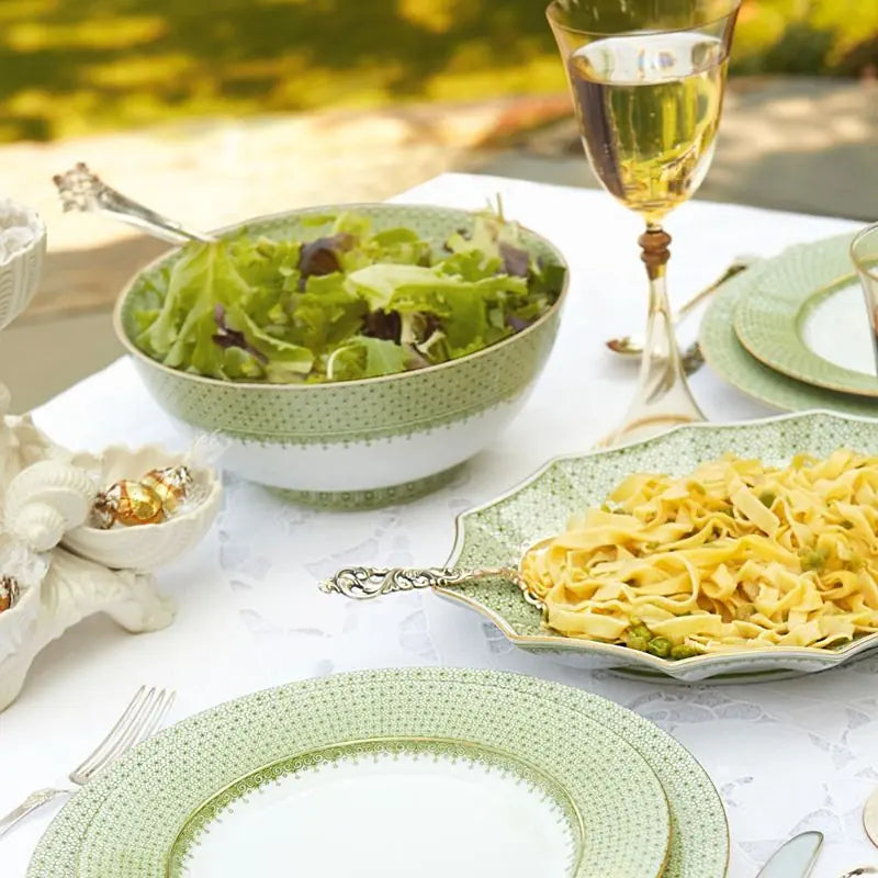 Apple Green Lace Bread & Butter Plate