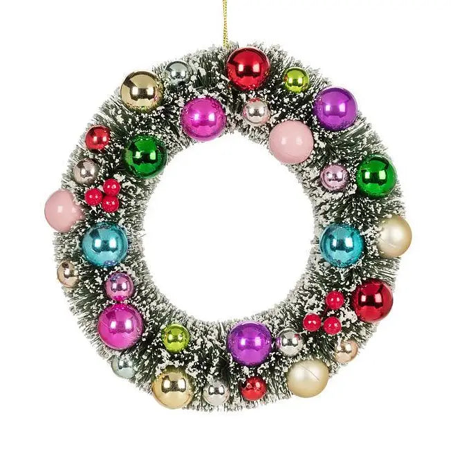 Small Bottle Brush Wreath