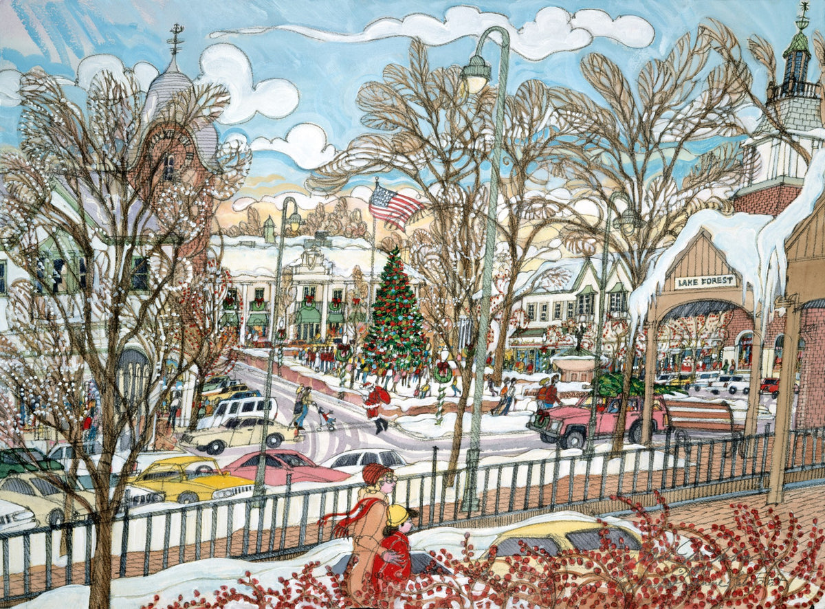 Wentworth | Lake Forest Market Square Christmas by Mark McMahon