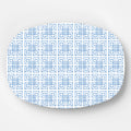 Serving Platter | Blue Bamboo Fret