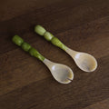 RESIN Rio Bubble Salad Servers (Green)