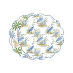 VIDA Heron & Palm Reversible Placemat Set of 4