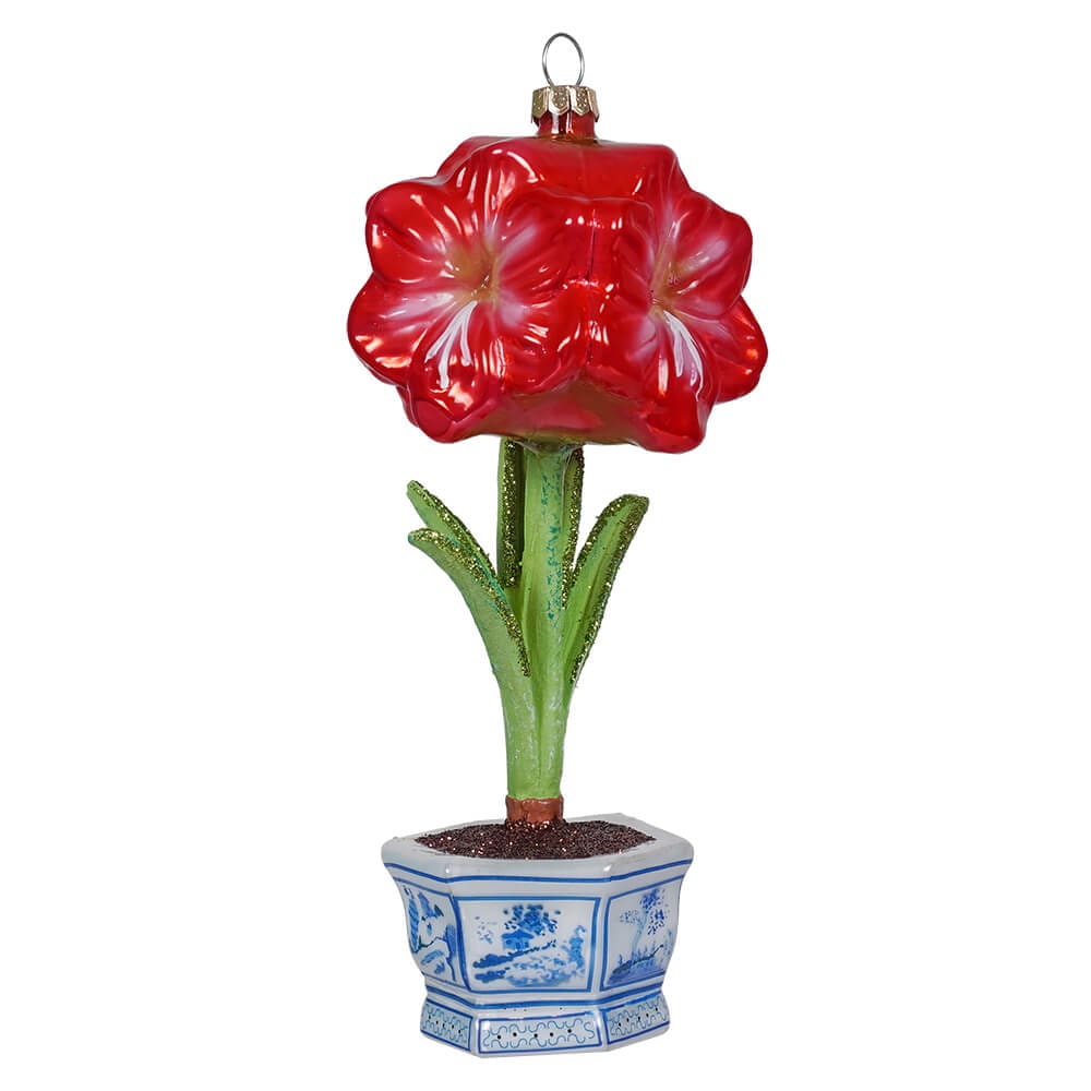 Christmas Amaryllis Ornament