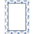 5x7 Tulip Block Print Notepad