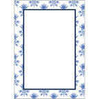 5x7 Tulip Block Print Notepad