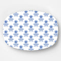 Serving Platter | Tulip Block Print