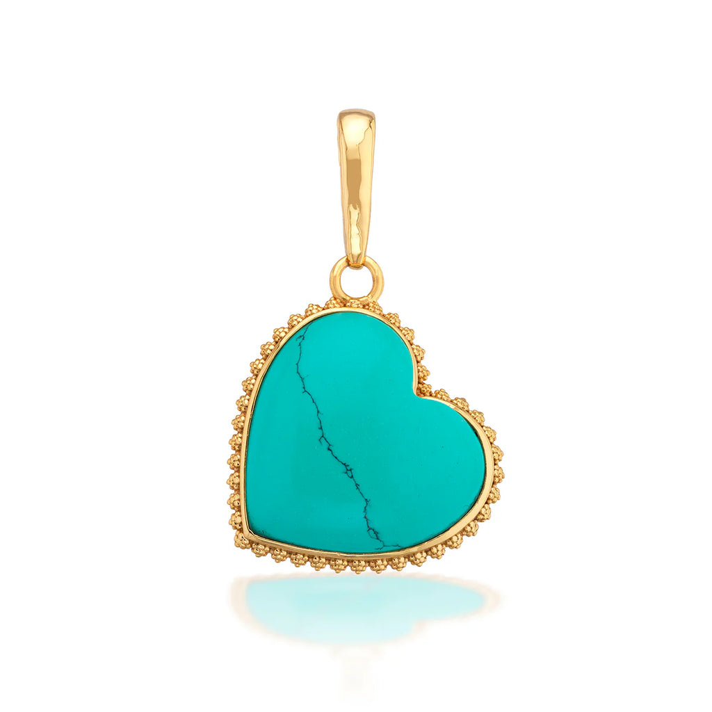 Love Gem Pendant Turquoise