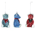 Calico Bear Ornament