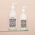 White Tea Hand Cream in Lacquered Glass Pump