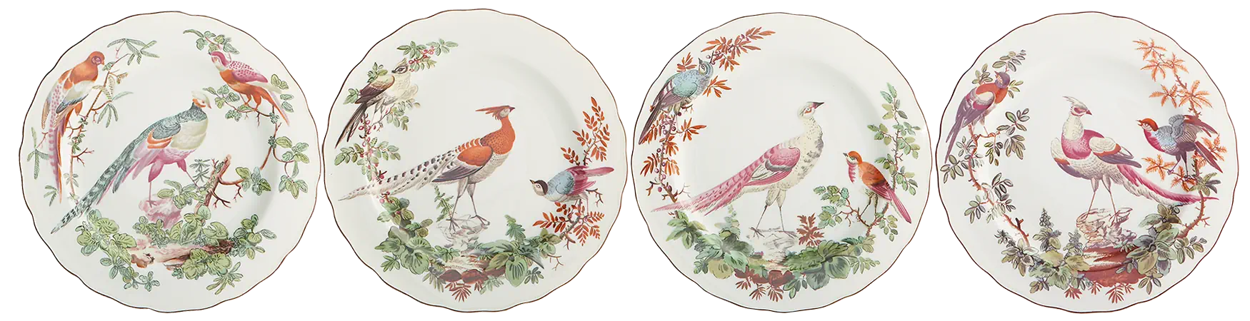 Chelsea Bird Dessert Plates – Set of 4 (8.5")