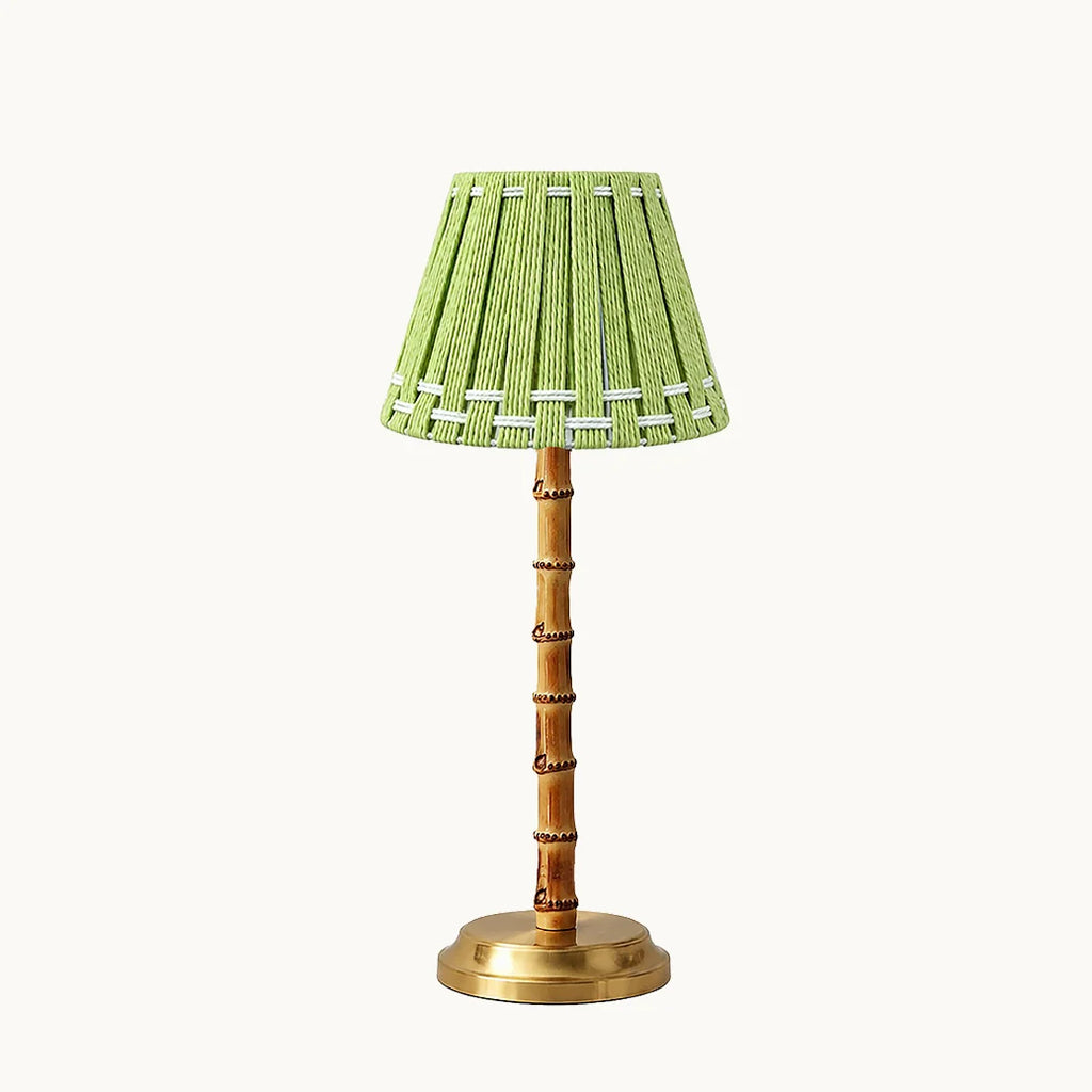 Dalia Green Bamboo Lamp