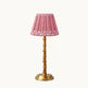 Dalia pink bamboo lamp