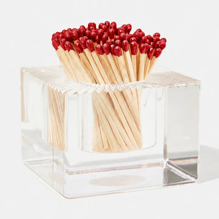 Square Metallic Red Striker