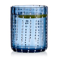 S/4 Cobalt Dot Glasses