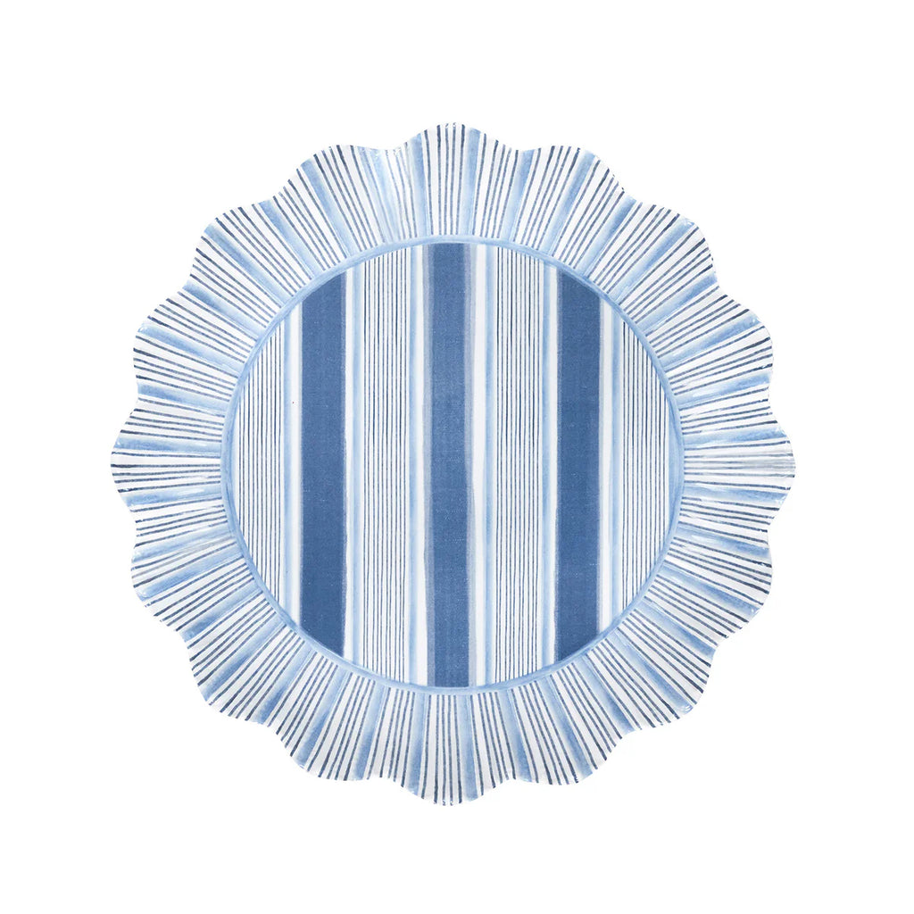 Cabana Stripe Melamine Dessert Plates Set of 4 – Ocean