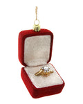 Engagement Ring in Box Ornament