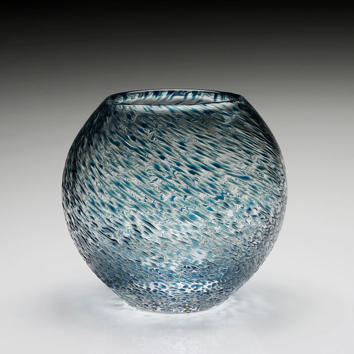 Florence 6" Globe Vase Aqua