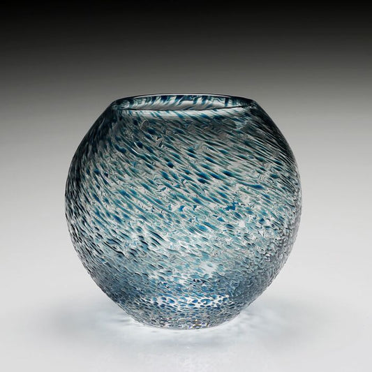 Florence 6" Globe Vase Aqua