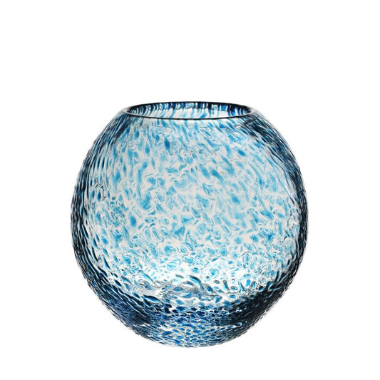 Florence 6" Globe Vase Aqua