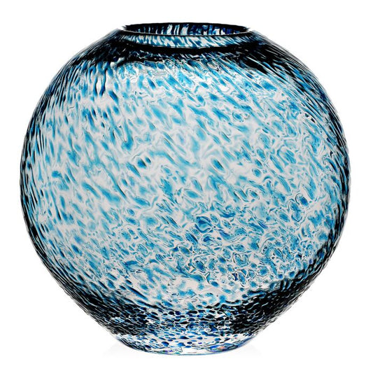 Florence 9" Globe Vase Aqua
