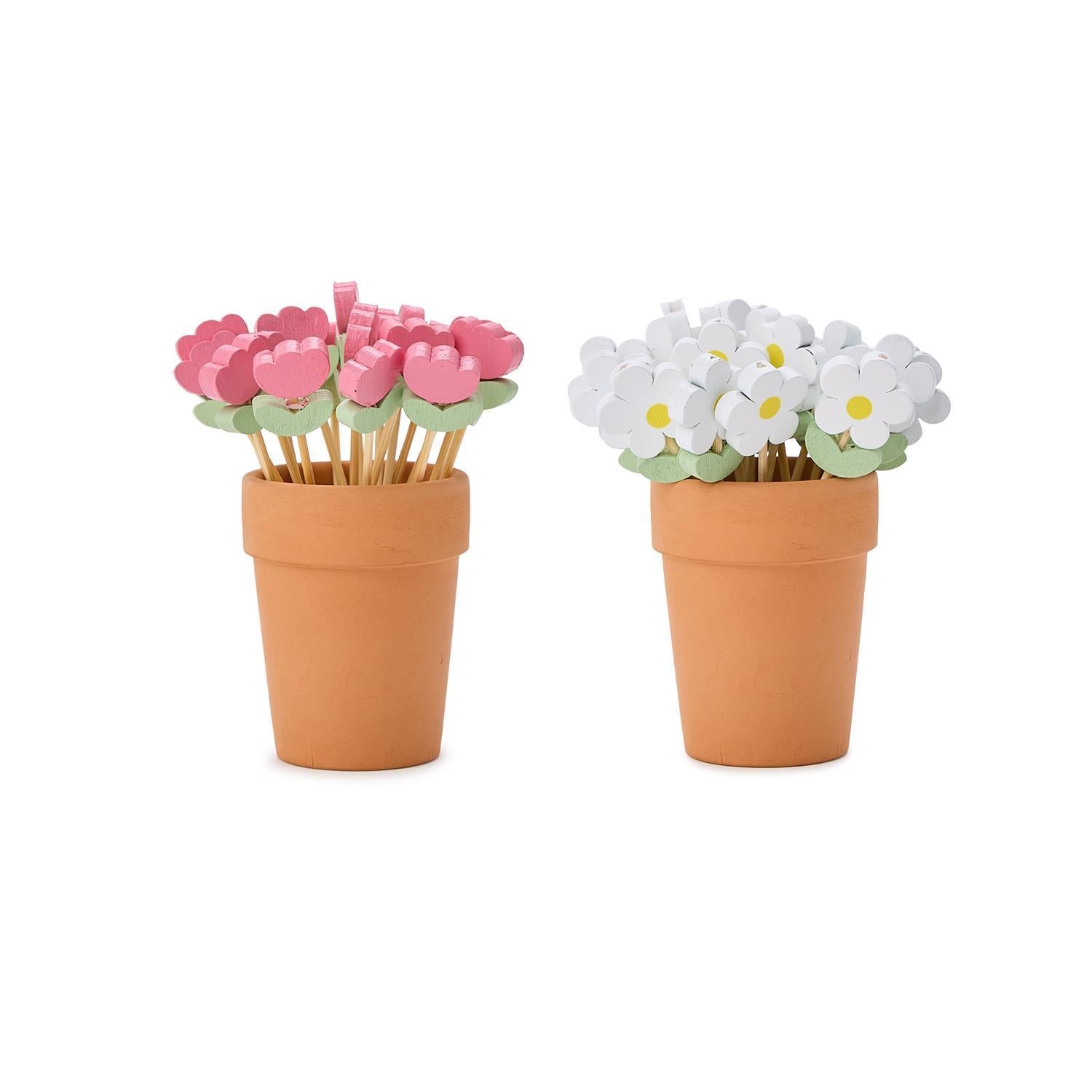 Garden Blooms Cocktail Picks