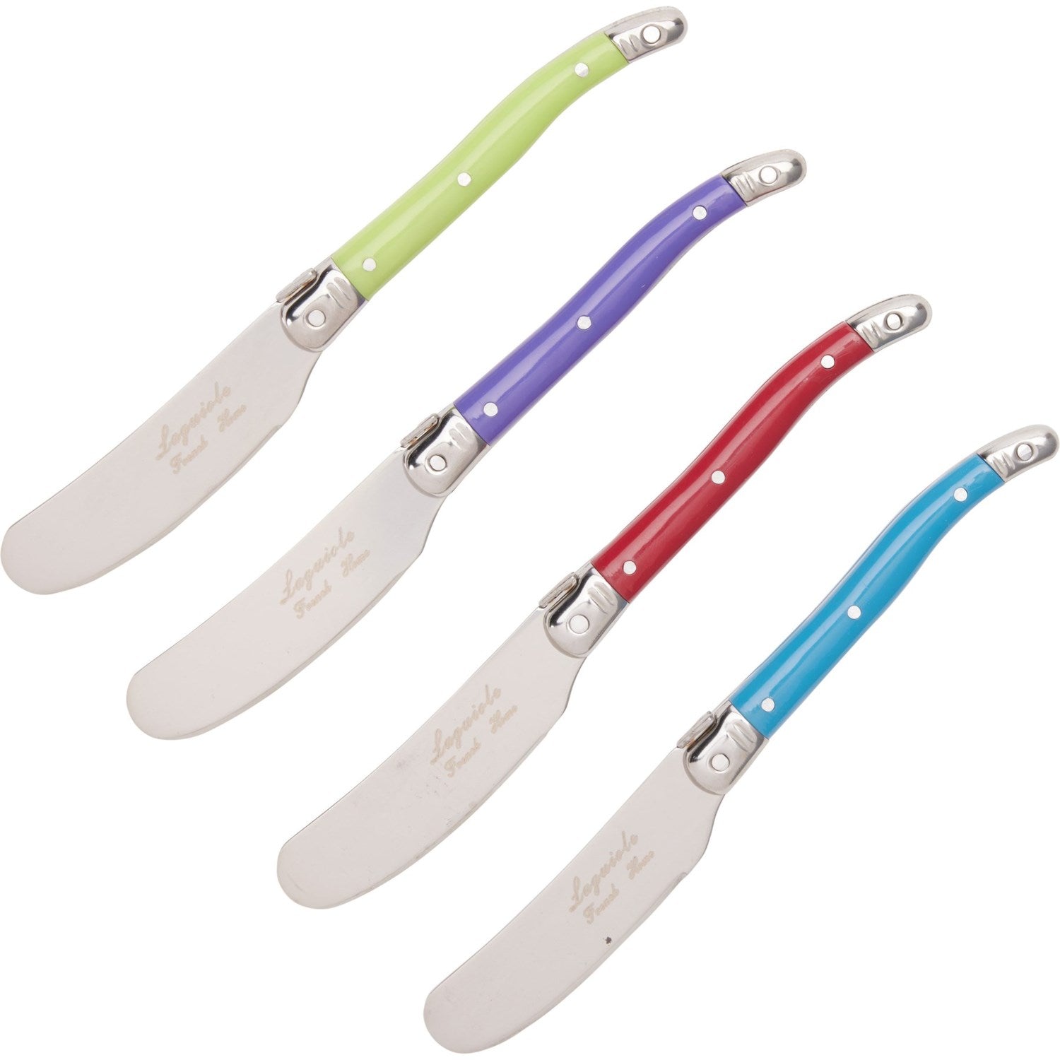 4-Piece Laguiole Spreader Set Coastal Frost