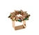 Gem Wreath Napkin Ring Set of 4 - Red/Green/Gold