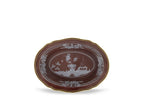 Oriente Italiano Castagna Oval Serving Bowl