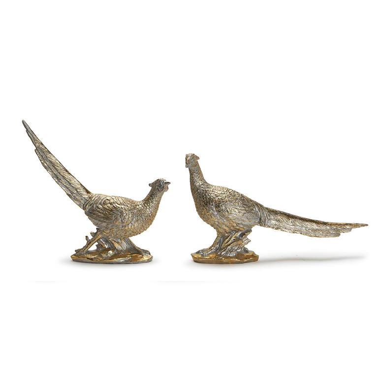 Pair Golden Pheasants