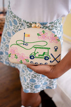 Golf Clutch- Embroidered