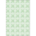Rectangle Tablecloth Green Bamboo Fret