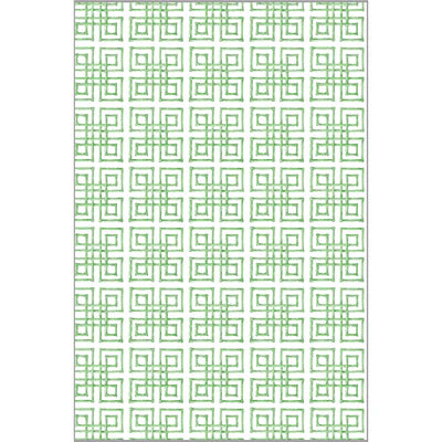 Rectangle Tablecloth Green Bamboo Fret