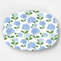 Serving Platter | Blue Hydrangeas