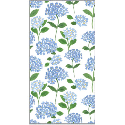 WH Hostess | Paper Guest Towels | Blue Hydrangeas