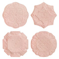 Jardins du Monde Asst'd Salad Plate Set/4 Blush