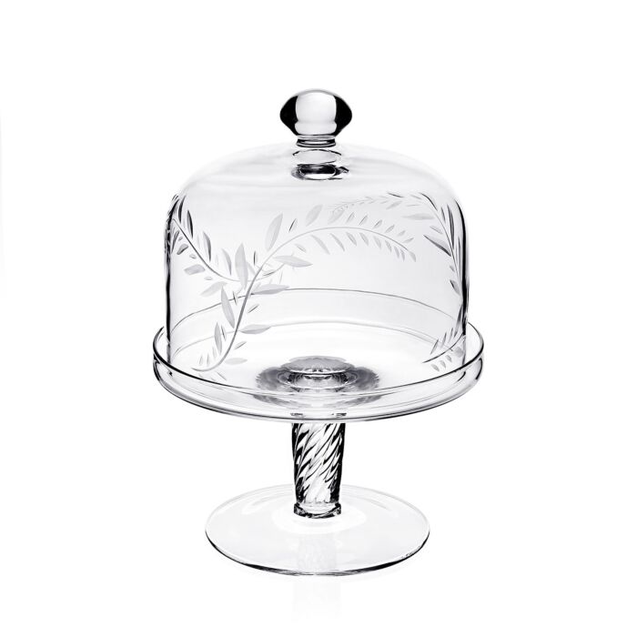 Jasmine Cake Dome & Stand 7"