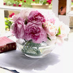 Jasmine Rose Bowl and Wire Insert 7.5"