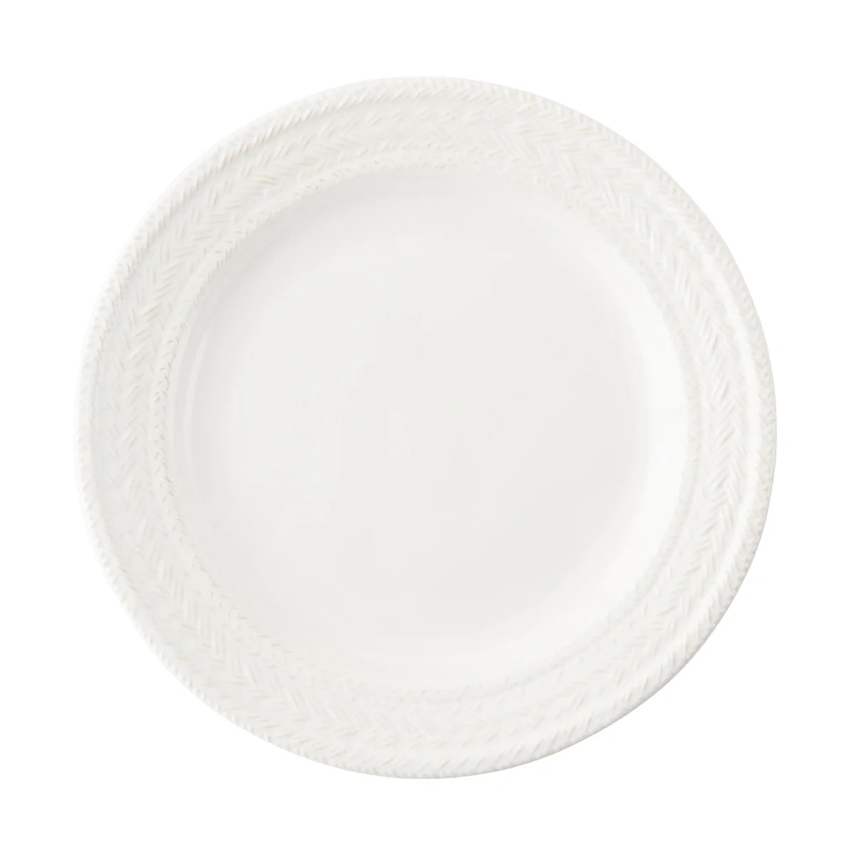 Le Panier Dinner Plate in Whitewash