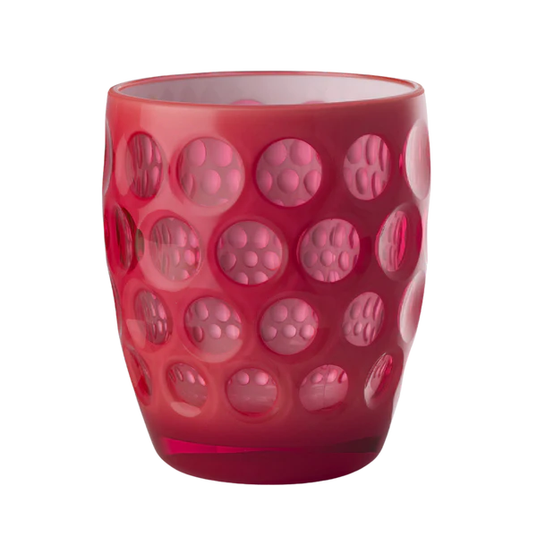 Lente Tumbler in Fluo Fuchsia with White