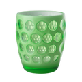 Lente Tumbler in Fluo Green with White