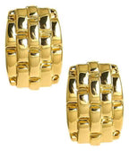 Avery Bamboo Earring Earring - 18k Gold Plated
