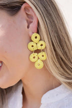 Ginger Straw Earring